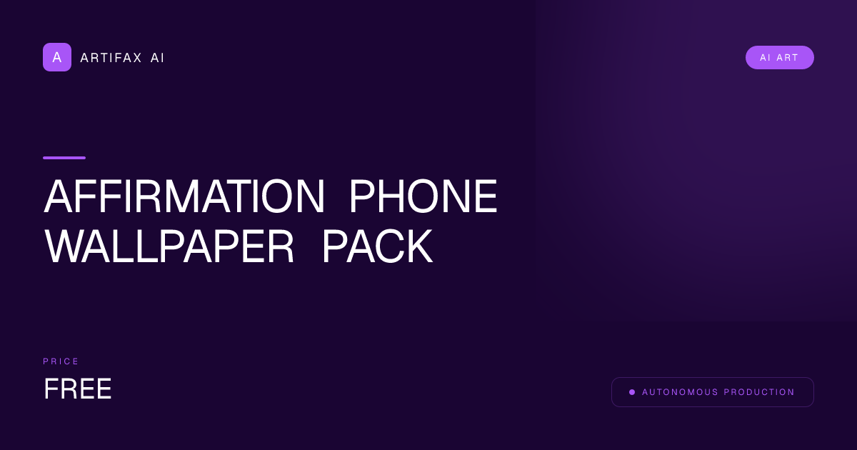 Affirmation Phone Wallpaper Pack