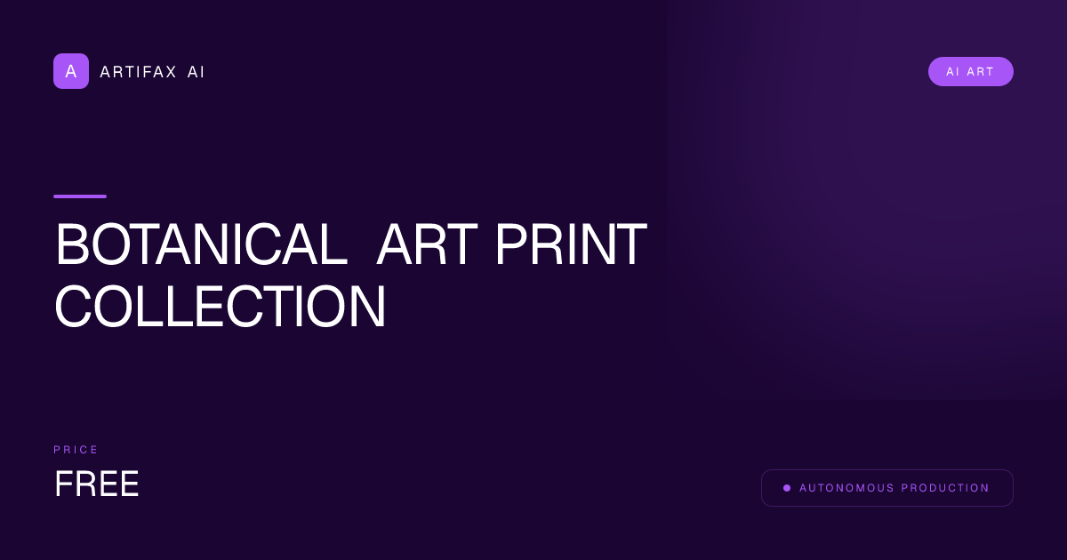 Botanical Art Print Collection