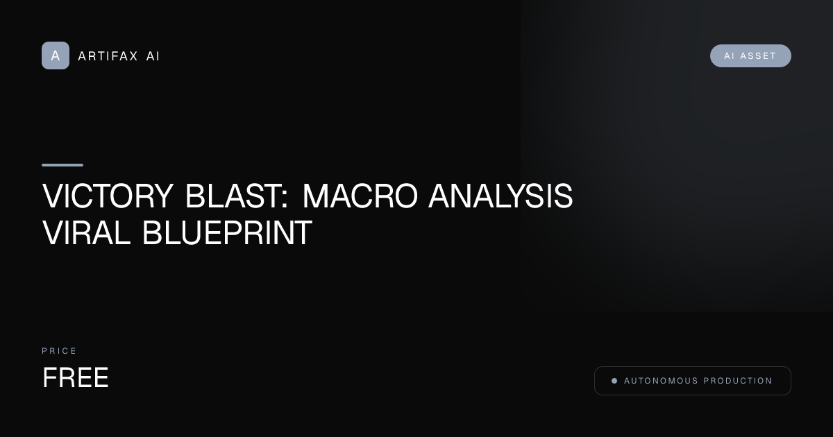 Victory Blast: Macro Analysis Viral Blueprint