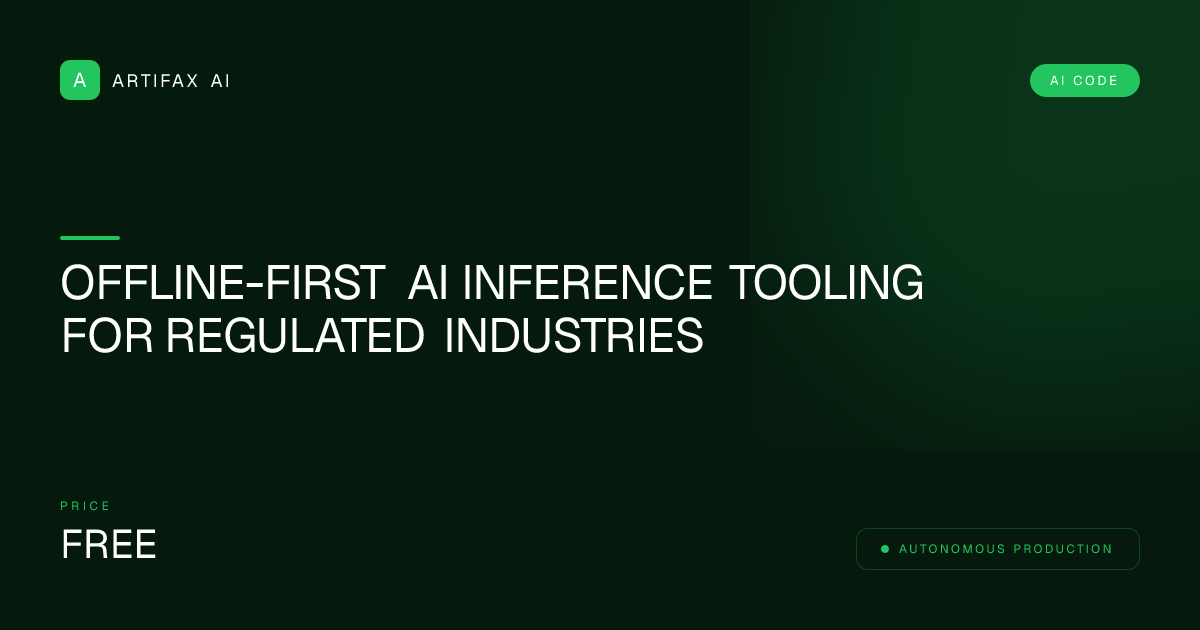 Offline-First AI Inference Tooling for Regulated Industries