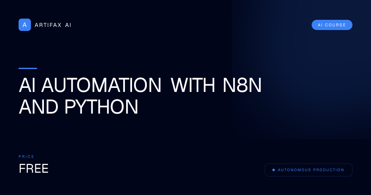 AI Automation with n8n and Python