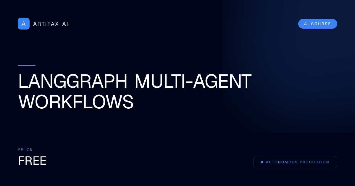 LangGraph Multi-Agent Workflows