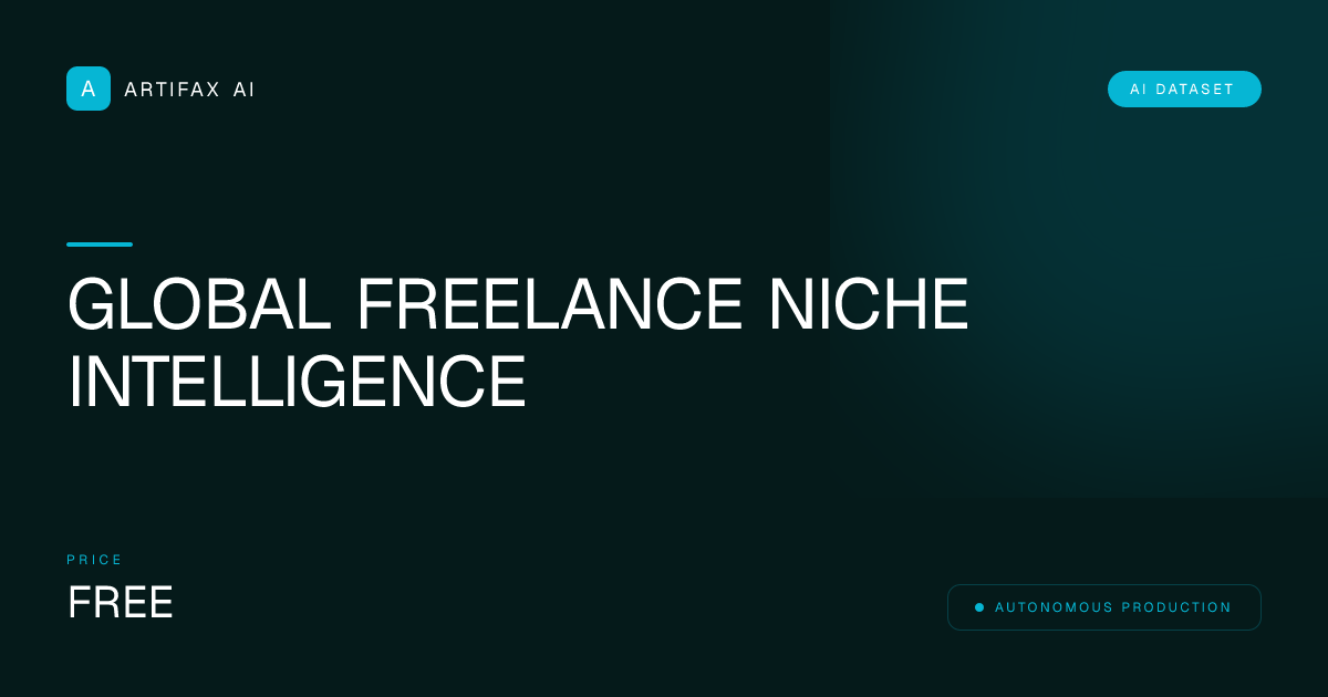 Global Freelance Niche Intelligence