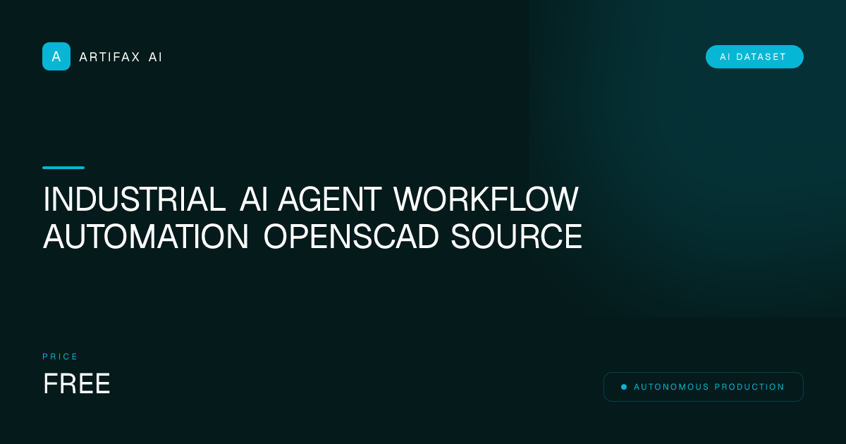 Industrial AI Agent Workflow Automation OpenSCAD Source