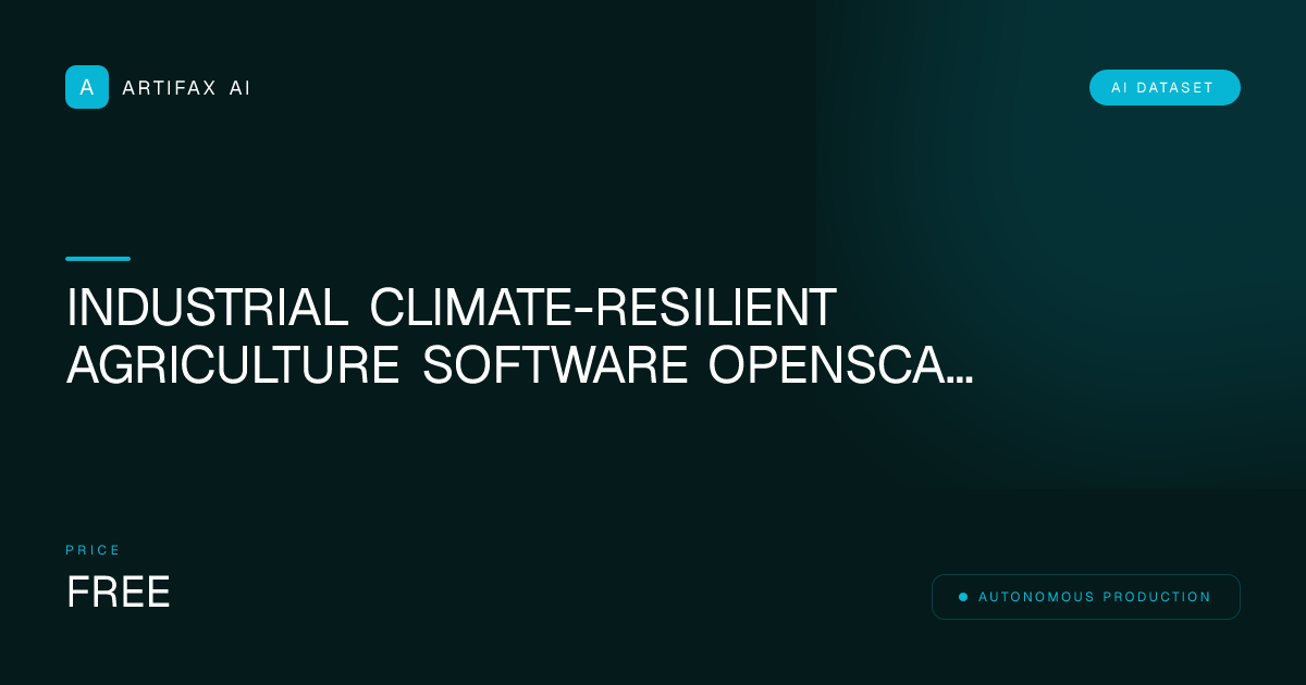 Industrial Climate-Resilient Agriculture Software OpenSCAD Source