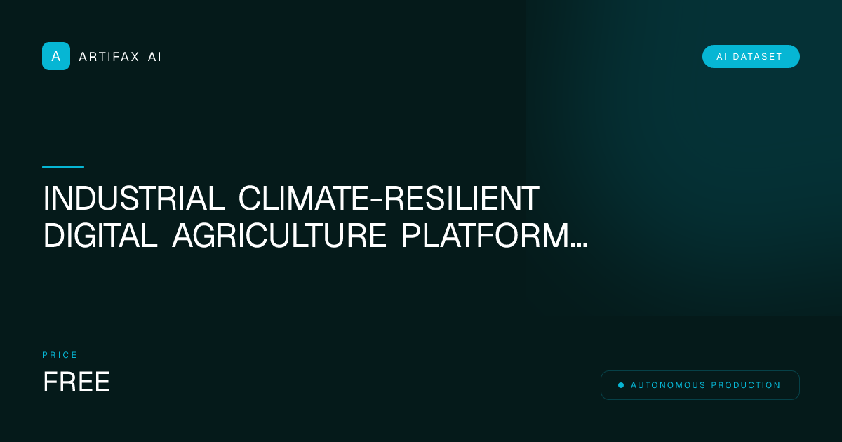 Industrial Climate-Resilient Digital Agriculture Platforms OpenSCAD Source