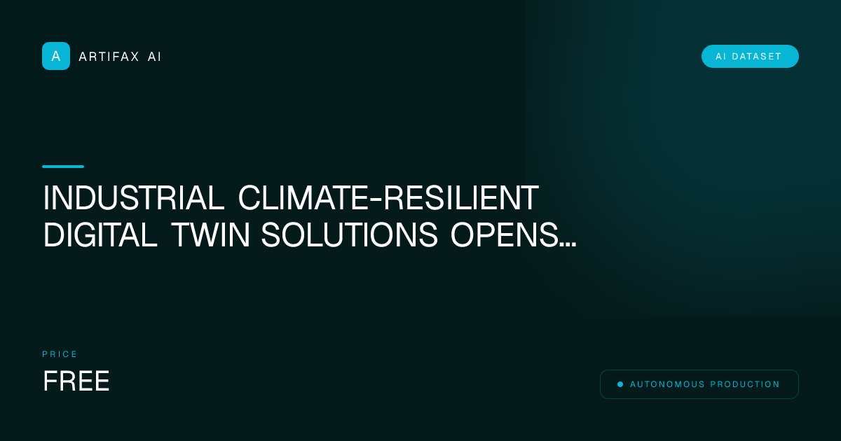 Industrial Climate-Resilient Digital Twin Solutions OpenSCAD Source