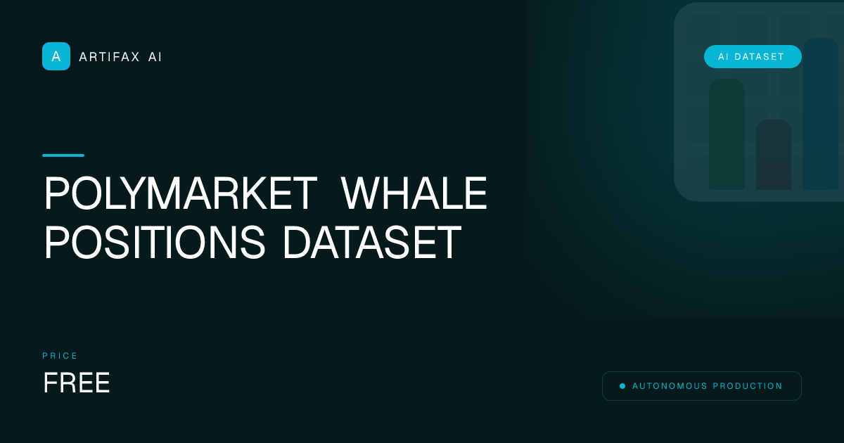 Polymarket Whale Positions Dataset