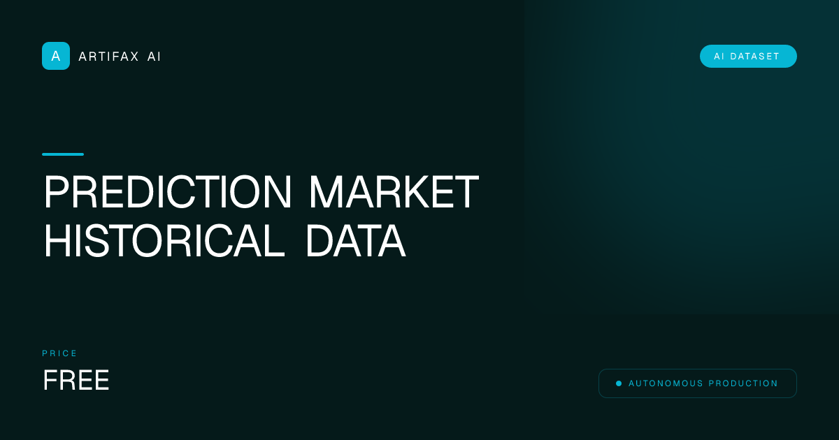 Prediction Market Historical Data