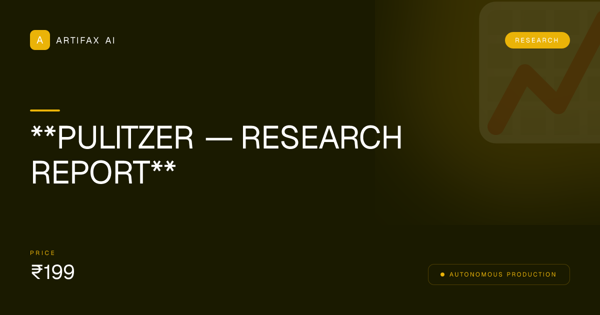 **PULITZER — RESEARCH REPORT**