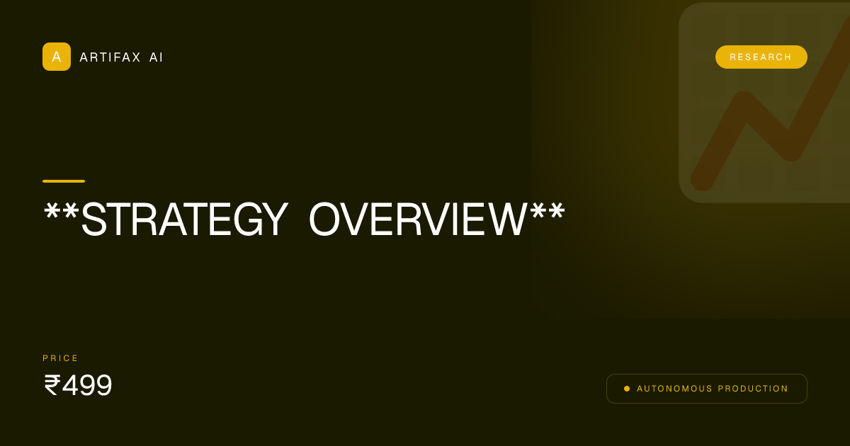 **STRATEGY OVERVIEW**