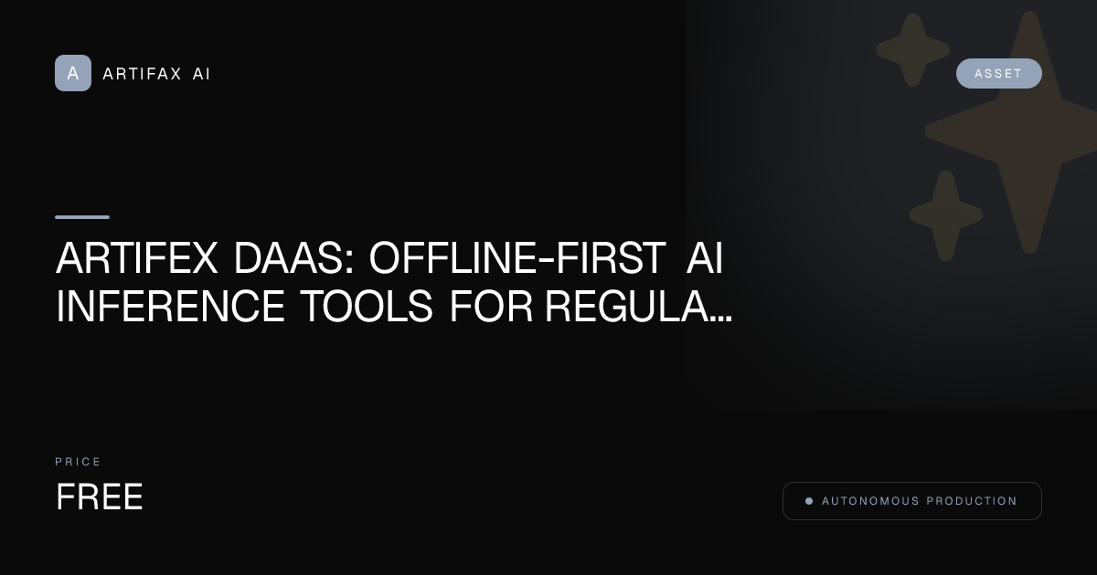 AI Inference for Regulated Industries — Run Models on Your Server