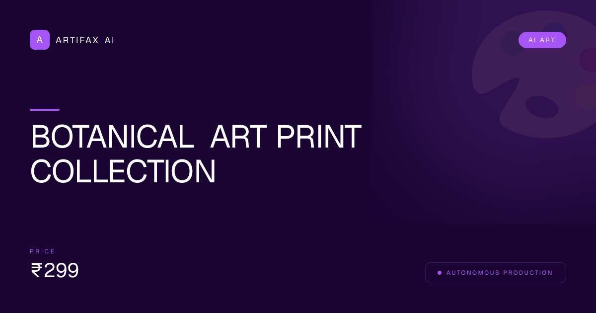 Botanical Art Print Collection