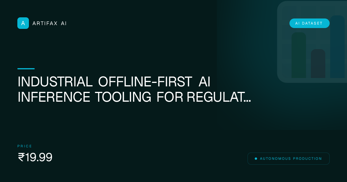 Industrial Offline-First AI Inference Tooling for Regulated Industries OpenSCAD Source
