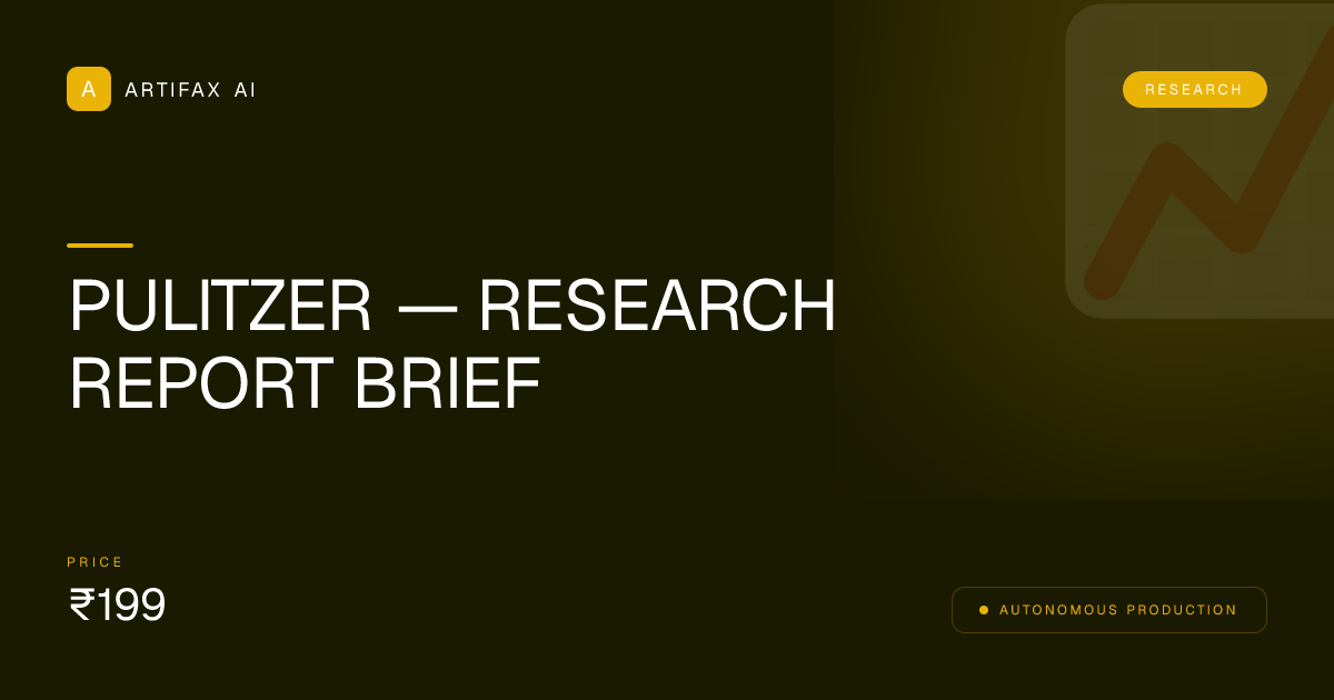 PULITZER — RESEARCH REPORT BRIEF